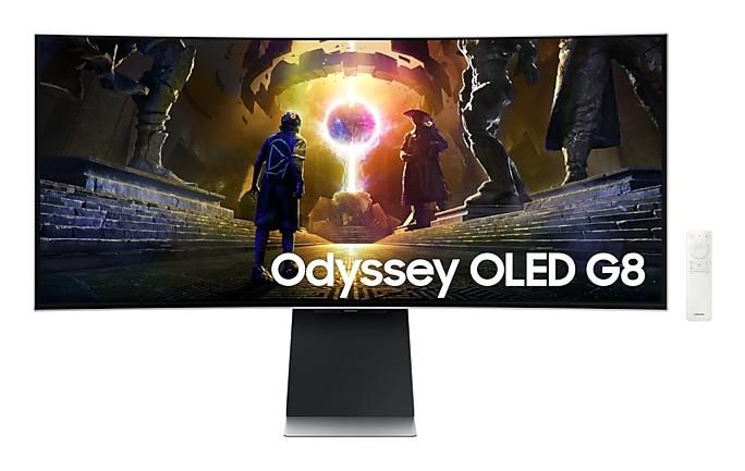 Samsung LS34DG850SUXDU pantalla para PC 86,4 cm (34") 3440 x 1440 Pixeles UltraWide Quad HD OLED Plata