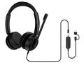 Sandberg 126-54 auricular y casco Auriculares Alámbrico Diadema Oficina/Centro de llamadas USB Type-C / USB Type-A Negro