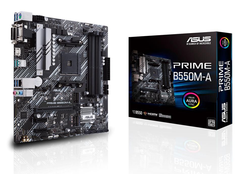 ASUS PRIME B550M-A AMD B550 Zócalo AM4 micro ATX