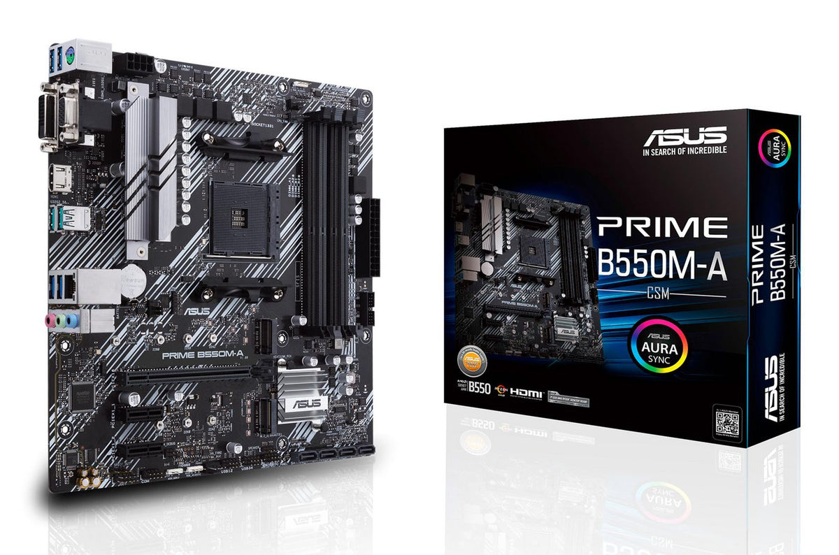 ASUS Prime B550M-A/CSM AMD B550 Zócalo AM4 micro ATX