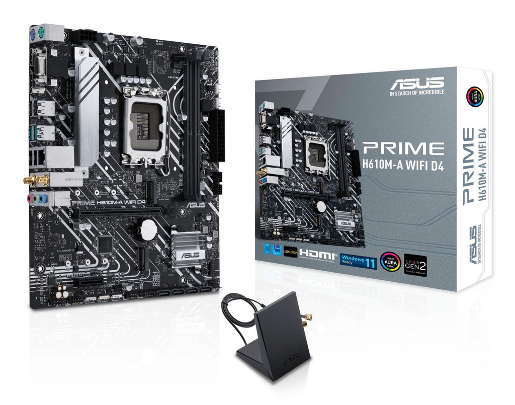 ASUS PRIME H610M-A WIFI D4 Intel H610 LGA 1700 micro ATX