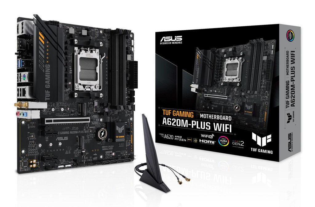 ASUS TUF GAMING A620M-PLUS WIFI AMD A620 Zócalo AM5 micro ATX