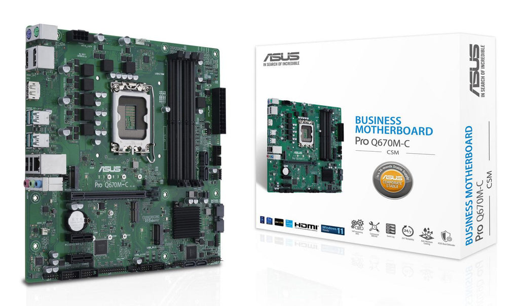 ASUS PRO Q670M-C-CSM Intel Q670 LGA 1700 micro ATX