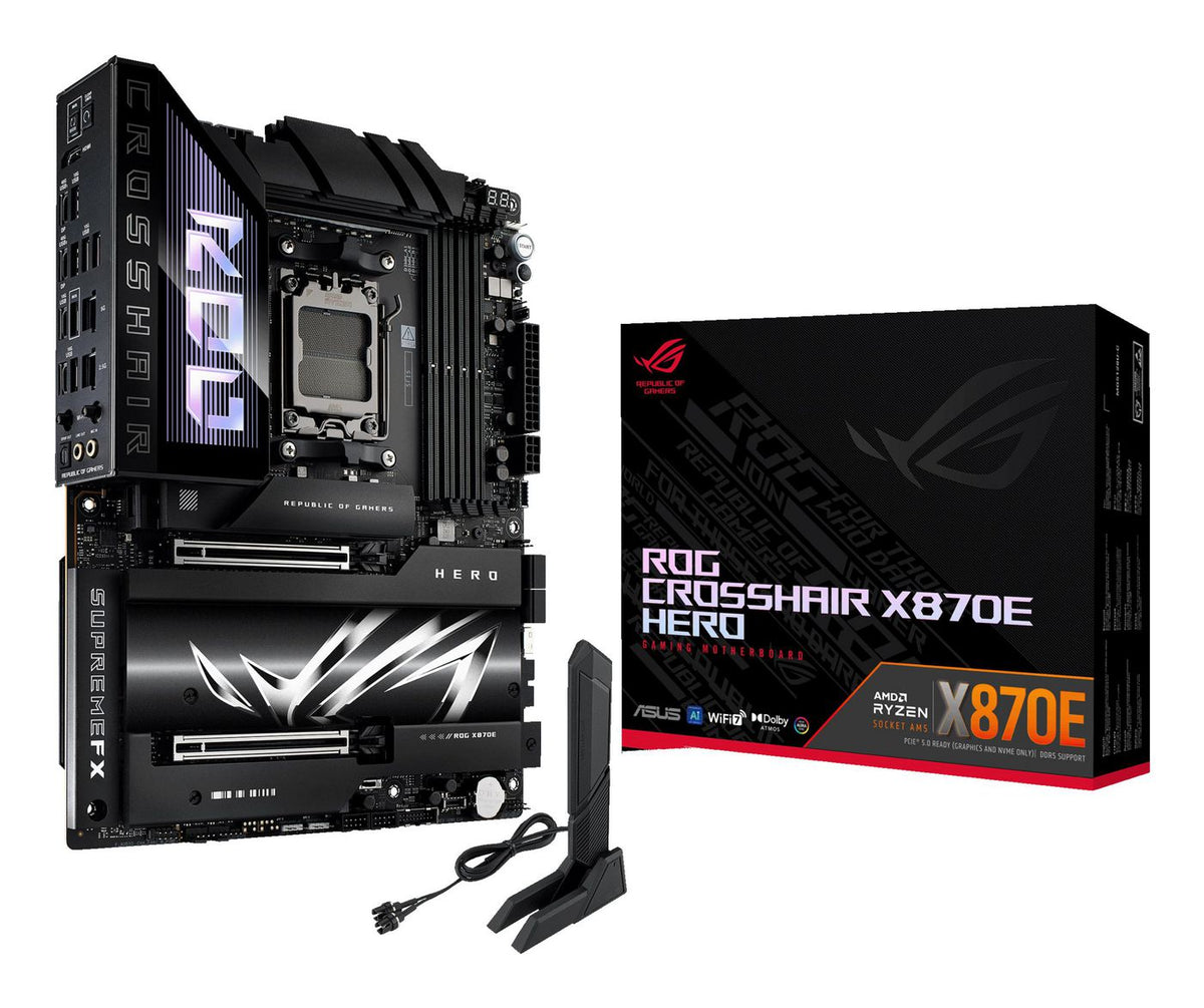 ASUS ROG CROSSHAIR X870E HERO AMD X870E Zócalo AM5 ATX