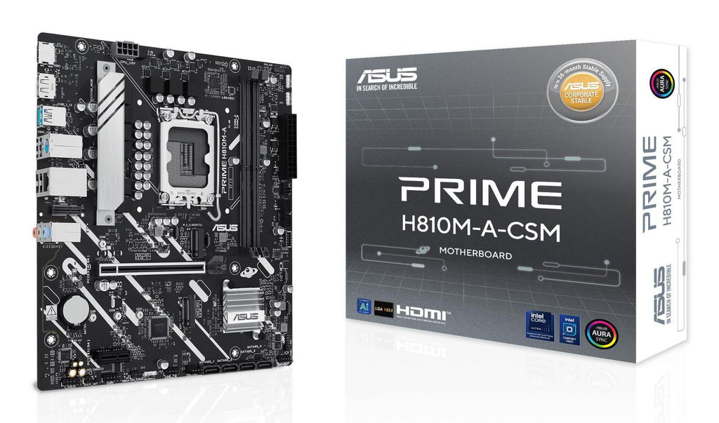 ASUS PRIME H810M-A-CSM Intel H810 LGA 1851 (Socket V1) micro ATX