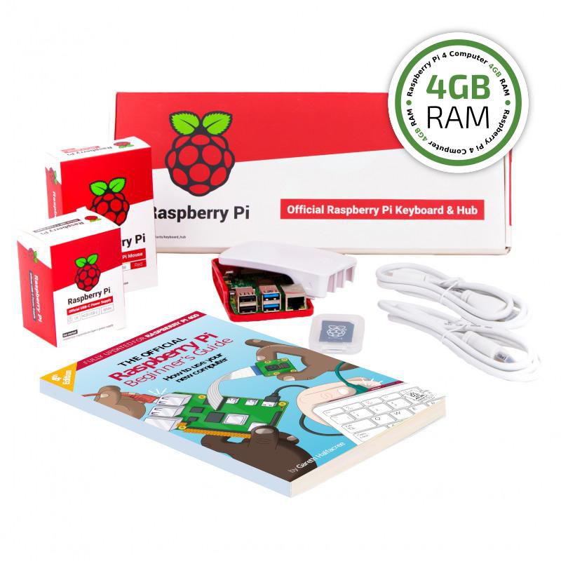 RASPBERRY PI4B-4GB FULL KIT SI-RPI4B-STARTER