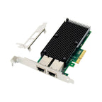 Microconnect MC-PCIEX4-X550-T2-D adaptador y tarjeta de red Interno Ethernet 10000 Mbit/s