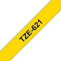 Brother TZE-621 cinta para impresora de etiquetas Negro sobre amarillo