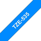 Brother TZE-535 cinta para impresora de etiquetas Blanco sobre azul