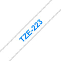 Brother TZE-223 cinta para impresora de etiquetas Azul sobre blanco