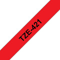Brother TZE-421 cinta para impresora de etiquetas Negro sobre rojo