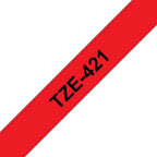 Brother TZE-421 cinta para impresora de etiquetas Negro sobre rojo