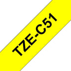 Brother TZE-C51 cinta para impresora de etiquetas Negro sobre amarillo fluorescente