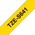 Brother TZE-S641 cinta para impresora de etiquetas Negro sobre amarillo TZ