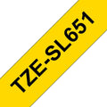 Brother TZE-SL651 cinta para impresora de etiquetas Negro en el oro