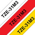 Brother TZE31M3 cinta para impresora de etiquetas TZe