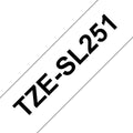 Brother TZESL251 cinta para impresora de etiquetas Negro sobre blanco