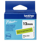 Brother BTAG-G31 cinta para impresora de etiquetas Negro sobre verde