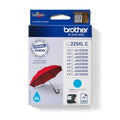 Brother LC225XLC cartucho de tinta 1 pieza(s) Original Alto rendimiento (XL) Cian