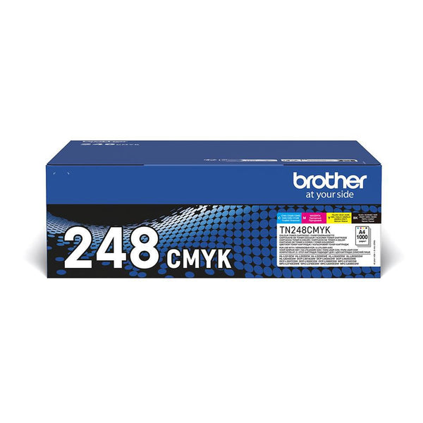 Brother TN-248VAL Original Toner Cartridge 4-Pack Black Cyan Magenta