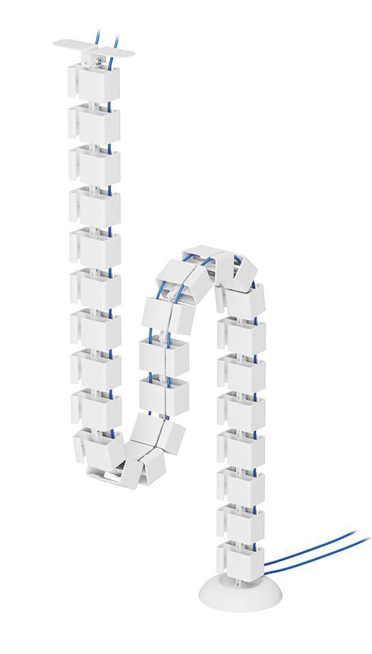 Neomounts ADS06-130WH organizador de cables Escritorio Guía para cables Blanco 1 pieza(s)