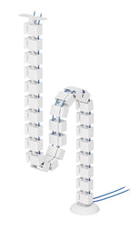 Neomounts ADS06-130WH organizador de cables Escritorio Guía para cables Blanco 1 pieza(s)