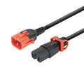 Microconnect MC-DUALC14C15-2M cable de transmisión Negro C15 acoplador C14 acoplador