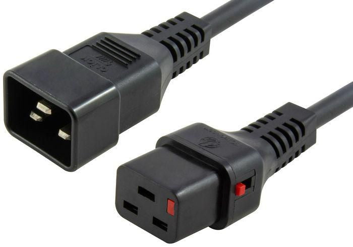 Microconnect PC1284 cable de transmisión Negro 1 m C20 acoplador C19 acoplador