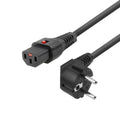 Microconnect MC-SCHC13-3 cable de transmisión Negro 3 m Enchufe tipo E+F C13 acoplador