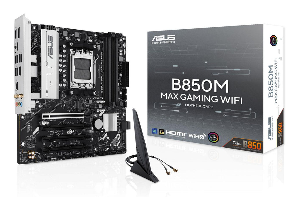 ASUS B850M MAX GAMING WIFI AMD B850 Zócalo AM5 micro ATX