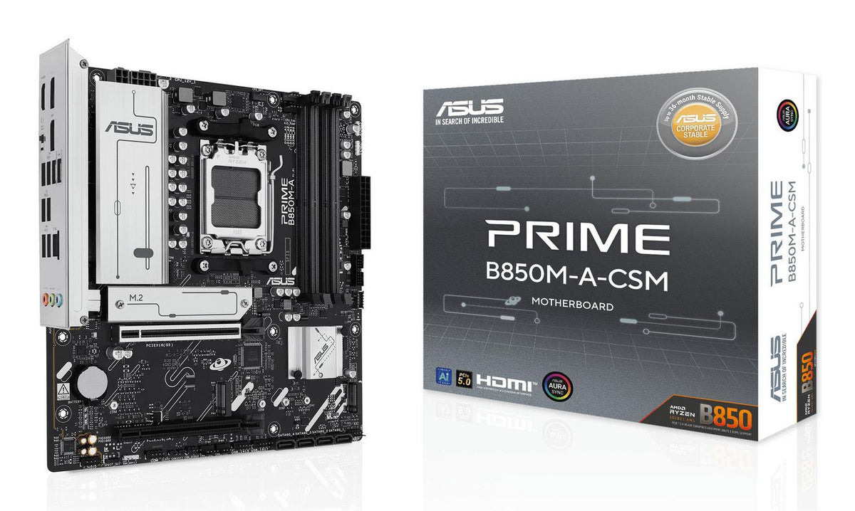 ASUS PRIME B850M-A-CSM AMD B850 Zócalo AM5 micro ATX