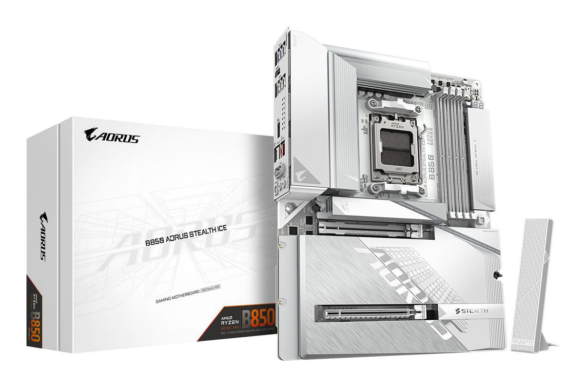 GIGABYTE B850 AORUS STEALTH ICE AMD B850 Zócalo AM5 ATX