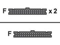 Supermicro Floppy Cable, 3-Connector CBL-0022L