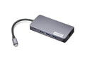Lenovo GX91M73946 base para portátil y replicador de puertos Alámbrico USB 3.2 Gen 1 (3.1 Gen 1) Type-C Gris