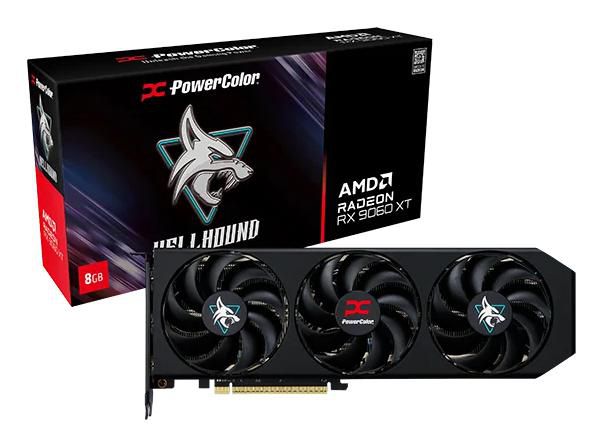 PowerColor Hellhound Amd Radeon Rx 9060 RX9060 XT 8G-L/OC