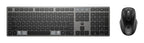 HP 720 MULTI RCHRGBL WLS KB MS teclado Ratón incluido Hogar USB + Bluetooth Negro