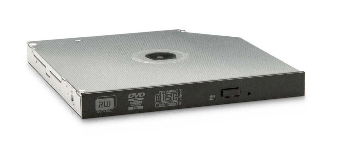 HP 9.5mm Slim SuperMulti DVD Writer Drive unidad de disco óptico Interno DVD Super Multi Negro, Metálico