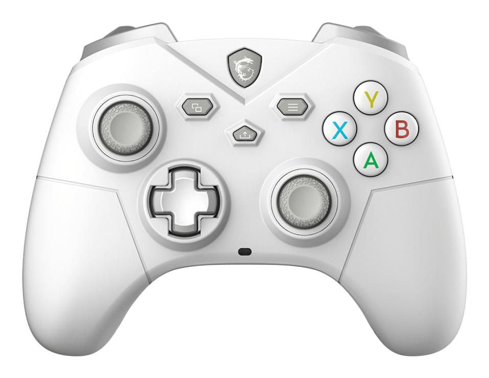 MSI FORCE GC300 WIRELESS WHITE Blanco USB 2.0 Gamepad Analógico PC