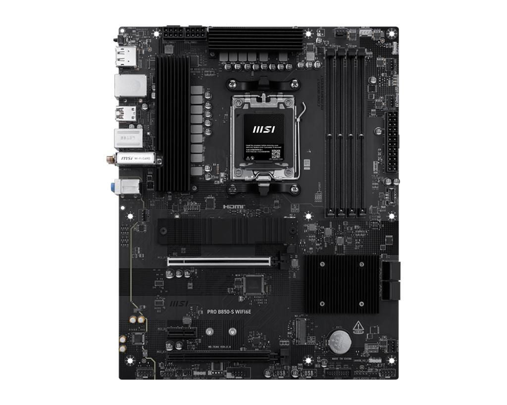 MSI PRO B850-S WIFI6E placa base AMD B850 Zócalo AM5 ATX