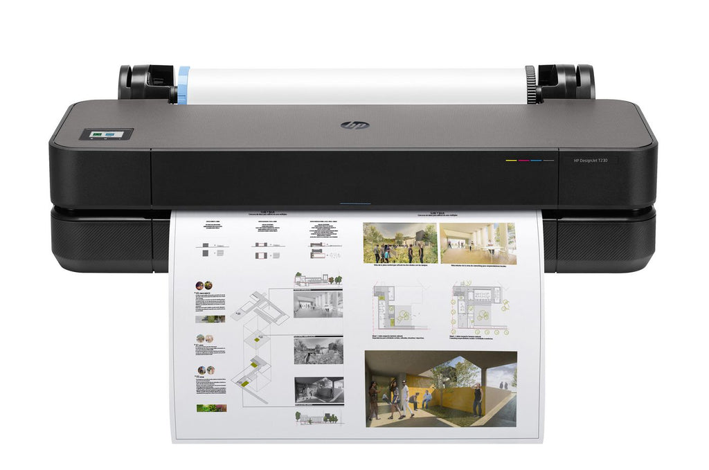 HP Designjet T230 24-in Printer impresora de gran formato Wifi Inyección de tinta térmica Color 2400 x 1200 DPI 610 x 1897 mm Ethernet