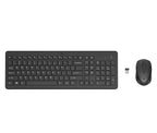 HP 300 Wireless Mouse and Keyboard Combination teclado Ratón incluido Universal RF inalámbrico Negro