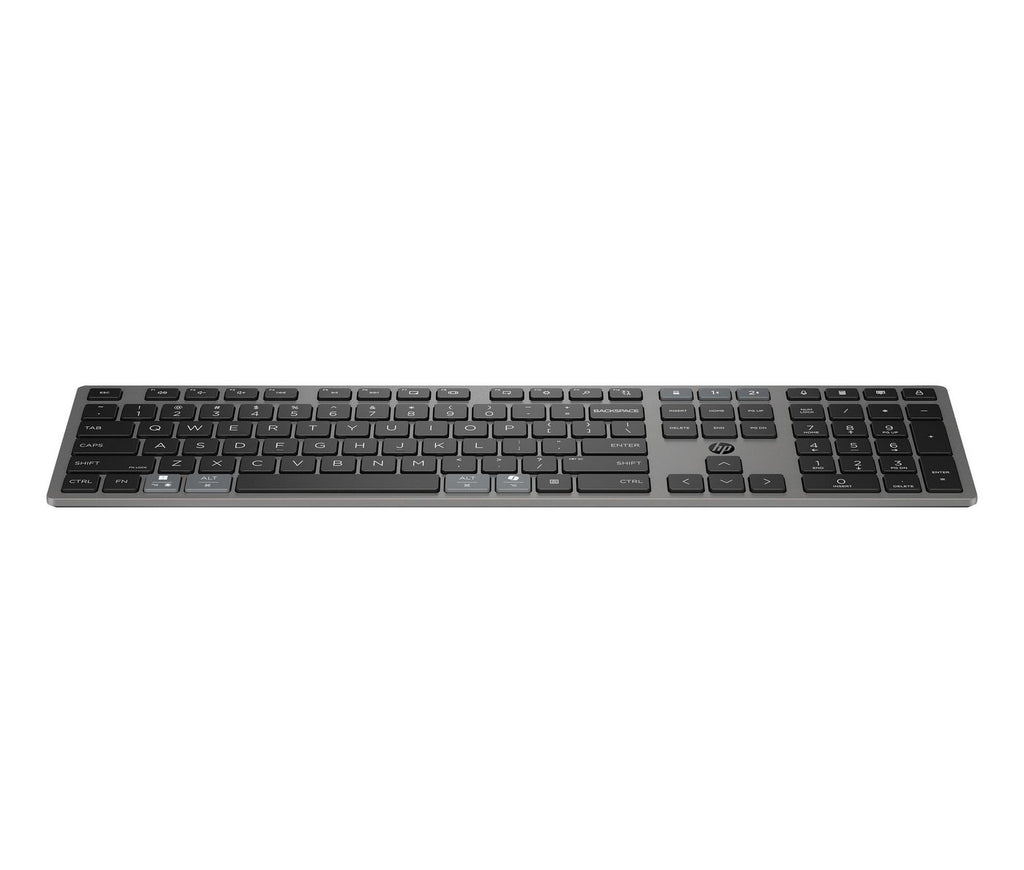 HP 720 Multi-Device Rechargeable Wireless Keyboard teclado Hogar / Oficina USB + Bluetooth Negro