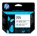 HP 771 Light Magenta/Light Cyan DesignJet Printhead cabeza de impresora Inyección de tinta térmica