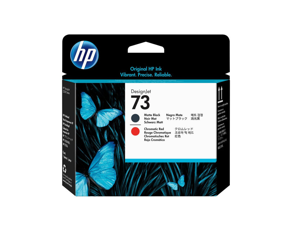 HP 73 Matte Black and Chromatic Red DesignJet Printhead cabeza de impresora Inyección de tinta térmica