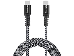 Sandberg 441-67 cable USB USB 2.0 200 m USB C 100 W Negro, Blanco