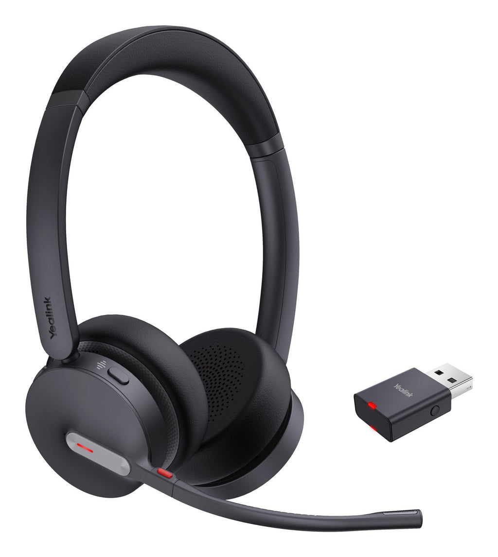 Yealink WH64 Hybrid Dual UC Auriculares Inalámbrico Diadema Oficina/Centro de llamadas MicroUSB Bluetooth Negro