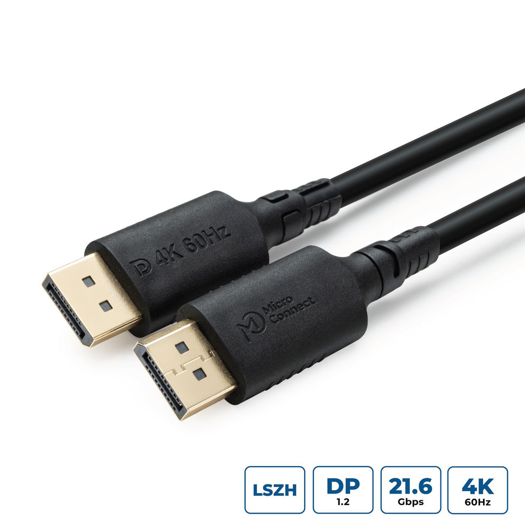 Microconnect MC-DP-MMG-300LSZH cable DisplayPort 3 m Negro