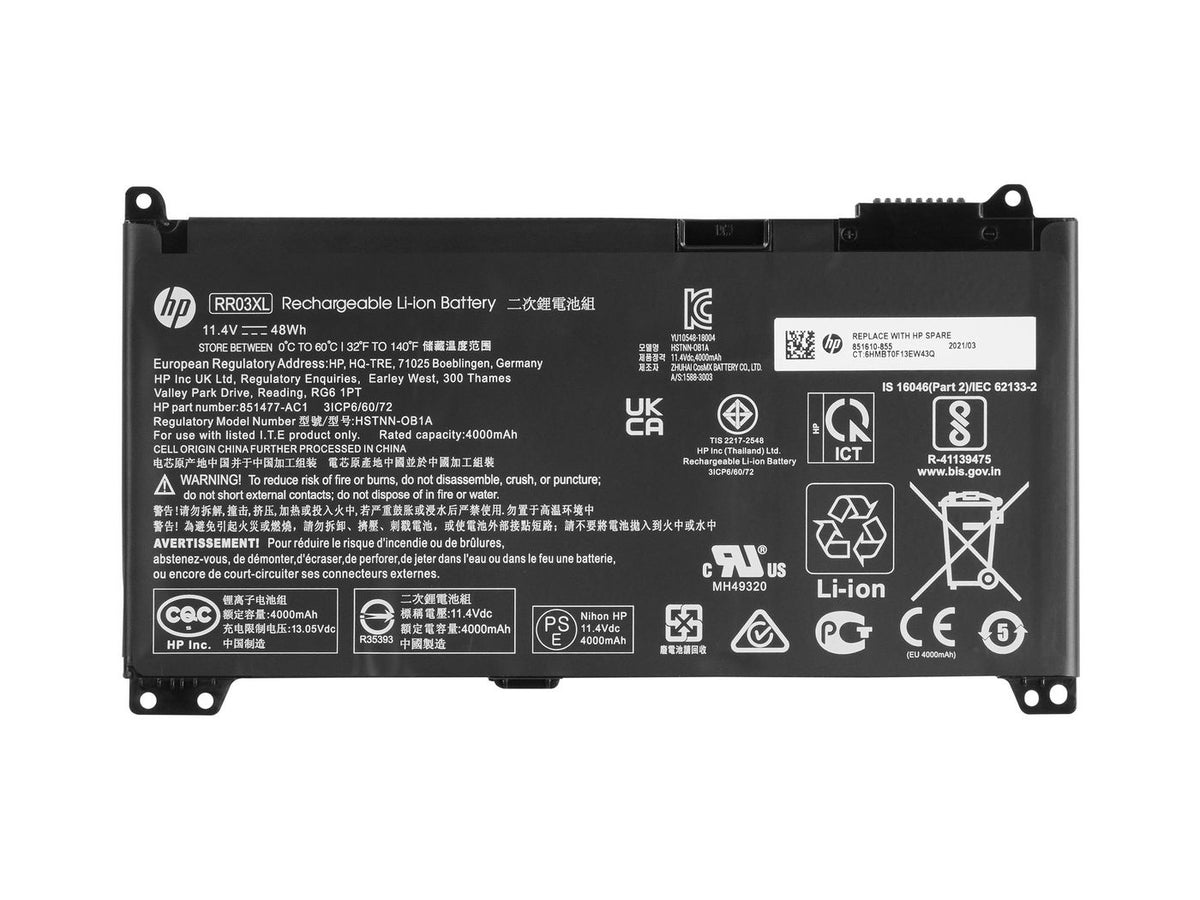 HP 851610-855 refacción para laptop Batería