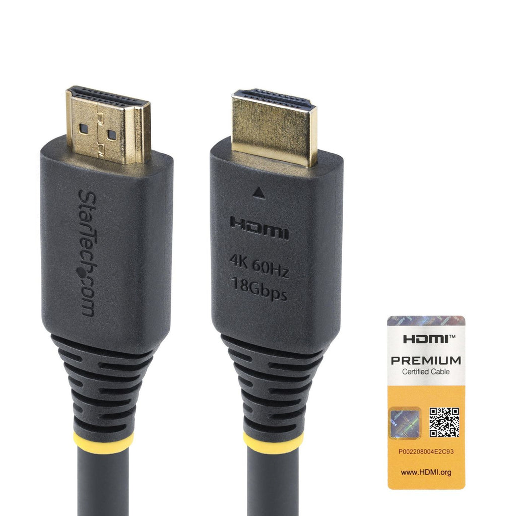 StarTech.com HDMI2-CABLE-4K60-15M cable HDMI HDMI tipo A (Estándar) Negro
