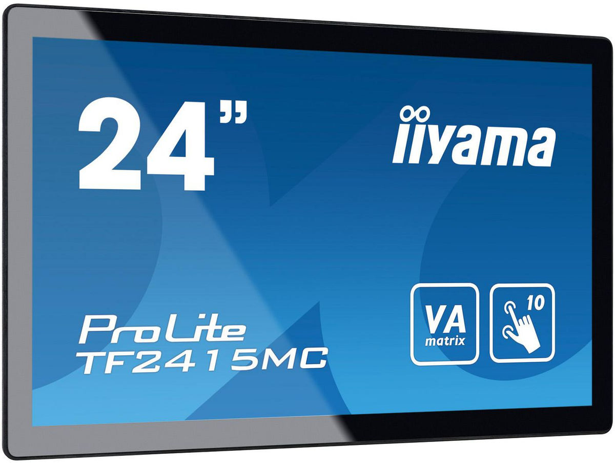 iiyama ProLite TF2415MC-B2 pantalla para PC 60,5 cm (23.8") 1920 x 1080 Pixeles Full HD LED Pantalla táctil Multi-usuario Negro